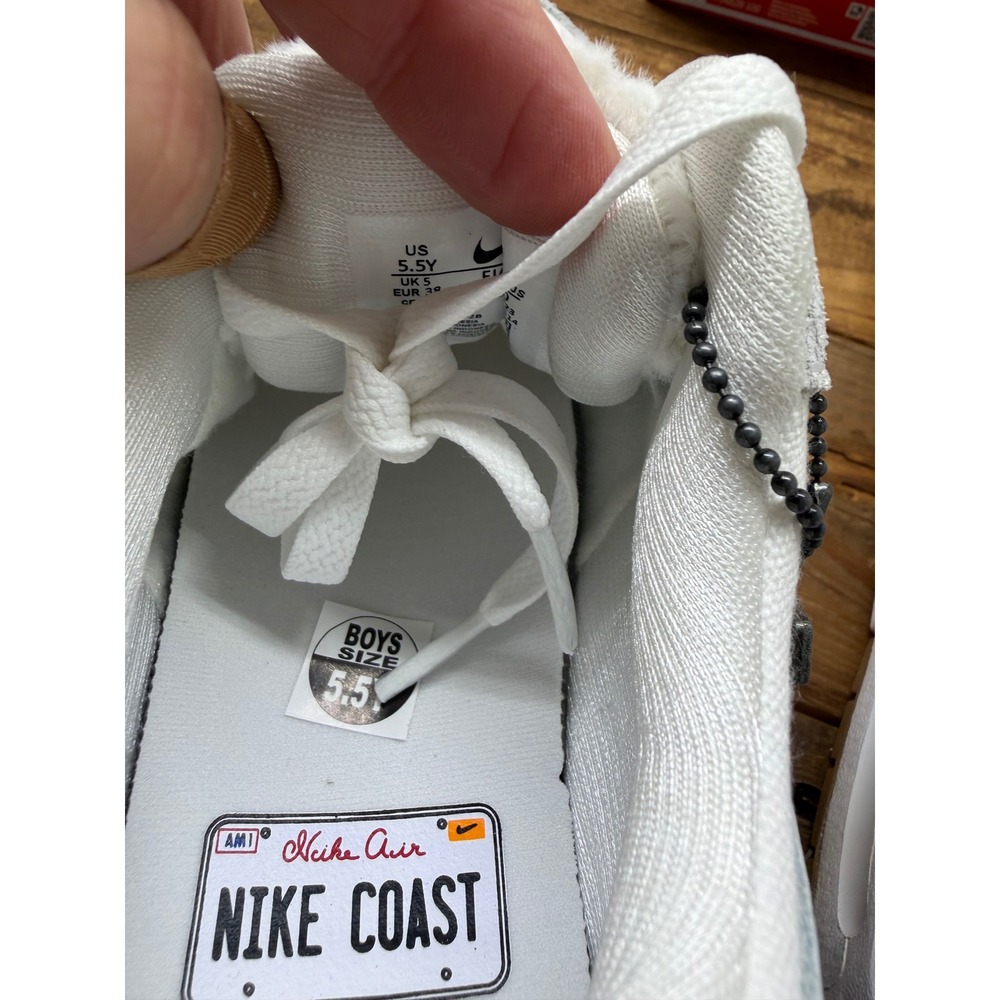 Nike Air Max 1 80 BG The Bay White University Red FJ4628-100 Boys 5.5Y Womens 7 - Picture 8 of 9
